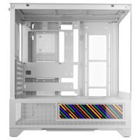 Miniatura 7 de CAJA ATX SEMITORRE MARS GAMING MCLCDX BLANCO CRISTAL TEMPLADO CONTINUO LCD GPU 425mm 3x2.5 o 3x3.5