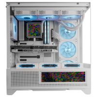 Miniatura 9 de CAJA ATX SEMITORRE MARS GAMING MCLCDX BLANCO CRISTAL TEMPLADO CONTINUO LCD GPU 425mm 3x2.5 o 3x3.5