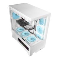 Miniatura 11 de CAJA ATX SEMITORRE MARS GAMING MCLCDX BLANCO CRISTAL TEMPLADO CONTINUO LCD GPU 425mm 3x2.5 o 3x3.5