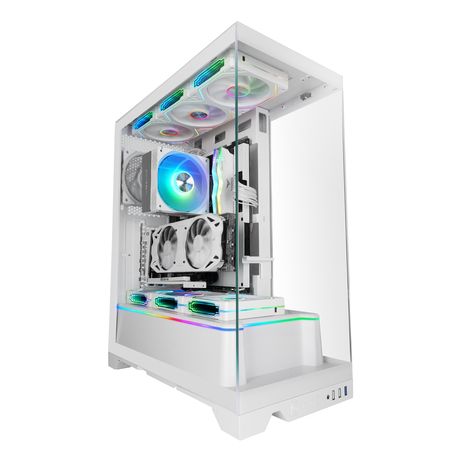 Caja MARS GAMING MCPRISMAW RGB Blanco - Imagen 2 de 8 Caja MARS GAMING MCPRISMAW RGB Blanco - Imagen 2 de 8