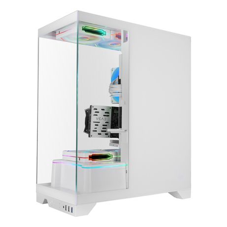 Caja MARS GAMING MCPRISMAW RGB Blanco - Imagen 4 de 8 Caja MARS GAMING MCPRISMAW RGB Blanco - Imagen 4 de 8