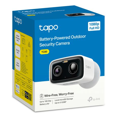 CAMARA IP EXTERIOR WIFI TP-LINK TAPO TC80 IP65 FHD 2MP BATERIA SIN CABLES AUDIO BIDIRECCIONAL - Imagen 5 de 5 CAMARA IP EXTERIOR WIFI TP-LINK TAPO TC80 IP65 FHD 2MP BATERIA SIN CABLES AUDIO BIDIRECCIONAL - Imagen 5 de 5