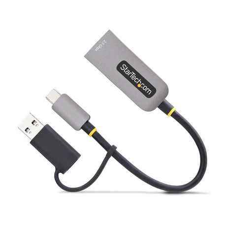 Adaptador de Red Ethernet USB Tipo C - con Conversor USB-A - Imagen 2 de 10 Adaptador de Red Ethernet USB Tipo C - con Conversor USB-A - Imagen 2 de 10