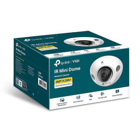 CAMARA INTERIOR IP TP-LINK VIGI C230I MINI(2.8MM) IK08 3MP H265+ AUDIO BIDIRECCIONAL - Imagen 3 de 3 CAMARA INTERIOR IP TP-LINK VIGI C230I MINI(2.8MM) IK08 3MP H265+ AUDIO BIDIRECCIONAL - Imagen 3 de 3