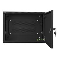 Miniatura 5 de ARMARIO LANBERG MURAL RACK 19" 4U+3U/540X200 BAJO PERFIL NEGRO ENSAMBLADO
