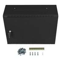 Miniatura 6 de ARMARIO LANBERG MURAL RACK 19" 4U+3U/540X200 BAJO PERFIL NEGRO ENSAMBLADO