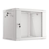 Miniatura 10 de ARMARIO LANBERG MURAL 9U 600X450 RACK 19 FLAT PACK V2 PUERTA CRISTAL GRIS