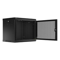 Miniatura 3 de ARMARIO LANBERG 9U 600X450 CON PUERTA PERFORADA RACK 19 H-60 KG NEGRO FLAT PACK