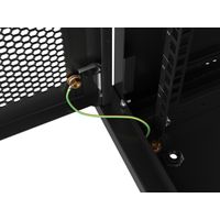 Miniatura 5 de ARMARIO LANBERG 9U 600X450 CON PUERTA PERFORADA RACK 19 H-60 KG NEGRO FLAT PACK