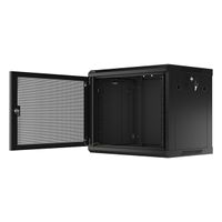 Miniatura 6 de ARMARIO LANBERG 9U 600X450 CON PUERTA PERFORADA RACK 19 H-60 KG NEGRO FLAT PACK