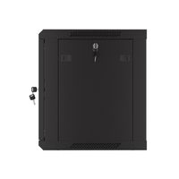 Miniatura 10 de ARMARIO LANBERG 9U 600X450 CON PUERTA PERFORADA RACK 19 H-60 KG NEGRO FLAT PACK