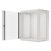 Miniatura 3 de ARMARIO LANBERG MURAL RACK 19" 15U 600X450 FLAT PACK V2 PUERTA CRISTAL GRIS