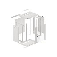 Miniatura 7 de ARMARIO LANBERG MURAL RACK 19" 15U 600X450 FLAT PACK V2 PUERTA CRISTAL GRIS