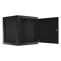 Miniatura 2 de ARMARIO LANBERG MURAL RACK 19" 12U/600X600 FLAT PACK AUTOENSA NEGRO PTA METALICA