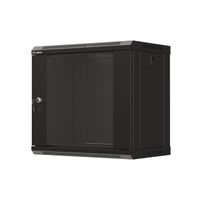 Miniatura 3 de ARMARIO LANBERG MURAL RACK 19" 9U 540X350 FLAT PACK NEGRO PUERTA CRISTAL