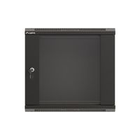 Miniatura 4 de ARMARIO LANBERG MURAL RACK 19" 9U 540X350 FLAT PACK NEGRO PUERTA CRISTAL