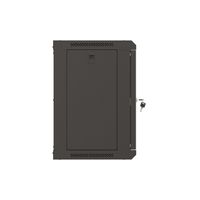 Miniatura 13 de ARMARIO LANBERG MURAL RACK 19" 9U 540X350 FLAT PACK NEGRO PUERTA CRISTAL