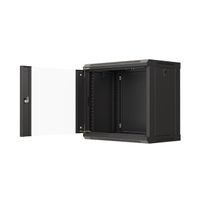 Miniatura 14 de ARMARIO LANBERG MURAL RACK 19" 9U 540X350 FLAT PACK NEGRO PUERTA CRISTAL