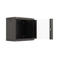 Miniatura 15 de ARMARIO LANBERG MURAL RACK 19" 9U 540X350 FLAT PACK NEGRO PUERTA CRISTAL