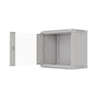 Miniatura 6 de ARMARIO LANBERG MURAL RACK 19" 9U 540X350 FLAT PACK GRIS PUERTA CRISTAL