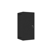 Miniatura 1 de ARMARIO LANBERG MURAL RACK 10" 12U/280X310 FLAT PACK NEGRO PUERTA METAL