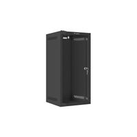 Miniatura 2 de ARMARIO LANBERG MURAL RACK 10" 12U/280X310 FLAT PACK NEGRO PUERTA CRISTAL