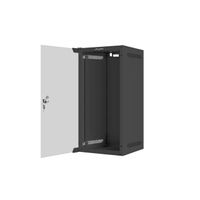 Miniatura 3 de ARMARIO LANBERG MURAL RACK 10" 12U/280X310 FLAT PACK NEGRO PUERTA CRISTAL