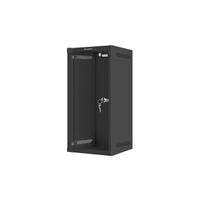 Miniatura 5 de ARMARIO LANBERG MURAL RACK 10" 12U/280X310 FLAT PACK NEGRO PUERTA CRISTAL