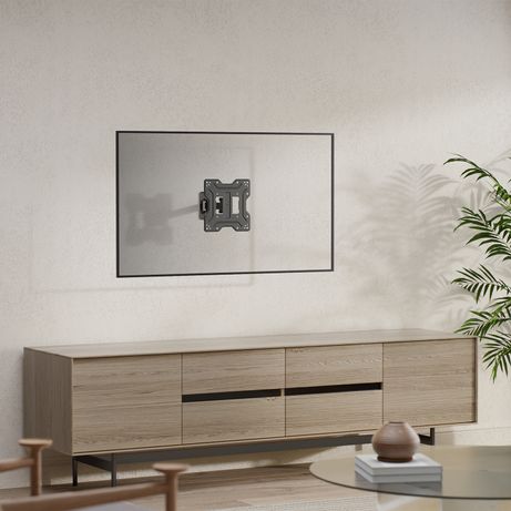 AISENS - SOPORTE ECO GIRATORIO, INCLINABLE PARA MONITOR/TV 30KG (2 PIVOTES) DE 23-43, NEGRO - Imagen 6 de 6 AISENS - SOPORTE ECO GIRATORIO, INCLINABLE PARA MONITOR/TV 30KG (2 PIVOTES) DE 23-43, NEGRO - Imagen 6 de 6