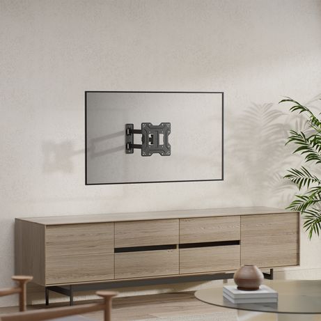 AISENS - SOPORTE ECO GIRATORIO, INCLINABLE PARA MONITOR/TV 30KG (3 PIVOTES) DE 23-43, NEGRO - Imagen 5 de 8 AISENS - SOPORTE ECO GIRATORIO, INCLINABLE PARA MONITOR/TV 30KG (3 PIVOTES) DE 23-43, NEGRO - Imagen 5 de 8