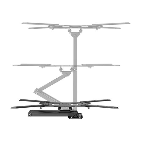 AISENS - SOPORTE ECO GIRATORIO, INCLINABLE PARA MONITOR/TV 30KG (3 PIVOTES) DE 23-65, NEGRO - Imagen 4 de 8 AISENS - SOPORTE ECO GIRATORIO, INCLINABLE PARA MONITOR/TV 30KG (3 PIVOTES) DE 23-65, NEGRO - Imagen 4 de 8