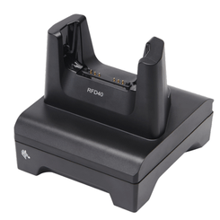 RFD40  CHARGE ONLY CRADLE WITH SUPPORT FOR UNIVERSAL. REQUIRES(PWR-BGA12V50W0WW)  (CBL-DC-388A1-01)  AND COUNTRY SPECIFIC LINE CORD. .