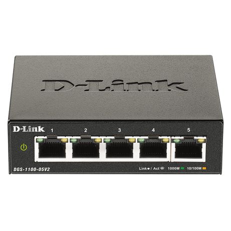 DGS-1100-05V2/E 5-Port Gigabit Smart Man - Imagen 4 de 4 DGS-1100-05V2/E 5-Port Gigabit Smart Man - Imagen 4 de 4