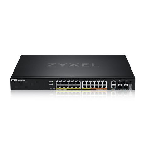ZYXEL XGS2220-30HP, L3 ACCESS SWITCH, 400W POE, 16XPOE+/10XPOE++, 24X1G RJ45 2X10MG RJ45, 4X10G SFP+ UPLINK, INCL. 1 YR NEBULAFLEX PRO - Imagen 2 de 9 ZYXEL XGS2220-30HP, L3 ACCESS SWITCH, 400W POE, 16XPOE+/10XPOE++, 24X1G RJ45 2X10MG RJ45, 4X10G SFP+ UPLINK, INCL. 1 YR NEBULAFLEX PRO - Imagen 2 de 9
