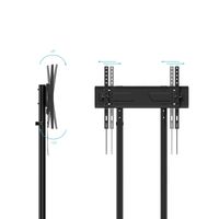 Miniatura 4 de SOPORTE DE SUELO CON RUEDAS TOOQ FS1150M-B PANTALLAS DE 37" - 70" MAX 70KG VESA MAX. 600x400 BANDEJA