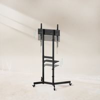 Miniatura 5 de SOPORTE DE SUELO CON RUEDAS TOOQ FS1150M-B PANTALLAS DE 37" - 70" MAX 70KG VESA MAX. 600x400 BANDEJA