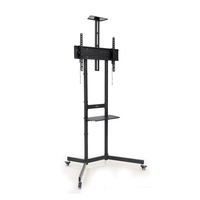 Miniatura 1 de SOPORTE DE SUELO CON RUEDAS TOOQ FS1151M-B PANTALLAS DE 37" - 70" MAX 70KG VESA MAX. 600x400 BANDEJA
