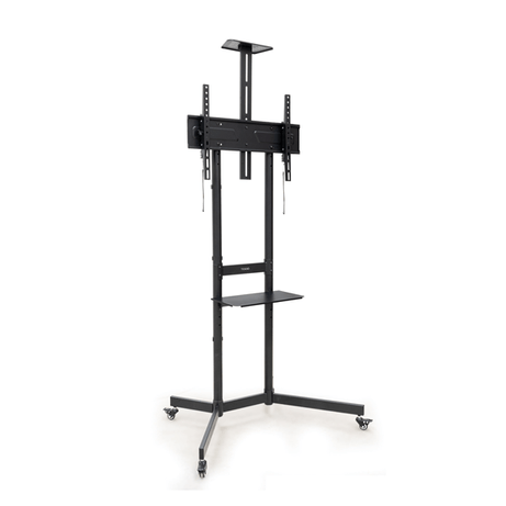 SOPORTE DE SUELO CON RUEDAS TOOQ FS1151M-B PANTALLAS DE 37" - 70" MAX 70KG VESA MAX. 600x400 BANDEJA - Imagen 1 de 7 SOPORTE DE SUELO CON RUEDAS TOOQ FS1151M-B PANTALLAS DE 37" - 70" MAX 70KG VESA MAX. 600x400 BANDEJA - Imagen 1 de 7
