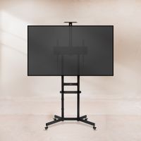 Miniatura 3 de SOPORTE DE SUELO CON RUEDAS TOOQ FS1151M-B PANTALLAS DE 37" - 70" MAX 70KG VESA MAX. 600x400 BANDEJA