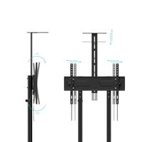 Miniatura 4 de SOPORTE DE SUELO CON RUEDAS TOOQ FS1151M-B PANTALLAS DE 37" - 70" MAX 70KG VESA MAX. 600x400 BANDEJA