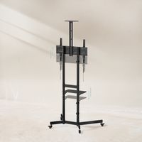 Miniatura 5 de SOPORTE DE SUELO CON RUEDAS TOOQ FS1151M-B PANTALLAS DE 37" - 70" MAX 70KG VESA MAX. 600x400 BANDEJA