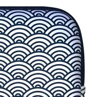 Miniatura 6 de Bundle Funda Sleeve para Port  til de 13 y 14 pulgadas Smile Kimono de Neopreno estampado Japon  s Seigaiha