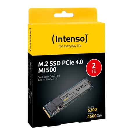 INTENSO 3836470 SSD 2000GB M.2 5300MB/s PCI Express 4.0 NVMe - Imagen 6 de 7 INTENSO 3836470 SSD 2000GB M.2 5300MB/s PCI Express 4.0 NVMe - Imagen 6 de 7