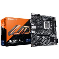 Miniatura 2 de GIGABYTE Intel  H810M H Placa base - Procesadores Intel Core Ultra (Serie 2), VRM de 4+1+2 fases, hasta 6400 MHz DDR5, 1xPCIe 4.0 M.2, LAN 1GbE, USB 3