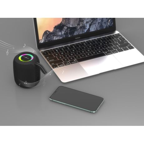 ALTAVOZ PORTATIL GEMBIRD 8W BT LED RGB NEGRO - Imagen 6 de 9 ALTAVOZ PORTATIL GEMBIRD 8W BT LED RGB NEGRO - Imagen 6 de 9