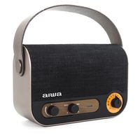 Miniatura 3 de ALTAVOZ BLUETOOTH PORTABLE AIWA RBTU-600 BT 5.0 AUX USB 10W RMS MICROFONO BATERIA 6 HORAS  ESTILO VI