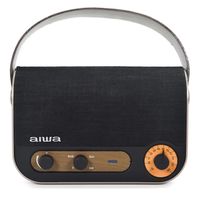 Miniatura 4 de ALTAVOZ BLUETOOTH PORTABLE AIWA RBTU-600 BT 5.0 AUX USB 10W RMS MICROFONO BATERIA 6 HORAS  ESTILO VI