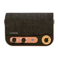 Miniatura 6 de ALTAVOZ BLUETOOTH PORTABLE AIWA RBTU-600 BT 5.0 AUX USB 10W RMS MICROFONO BATERIA 6 HORAS  ESTILO VI