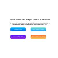 Miniatura 2 de LEOTEC MINI PC NAS SERVER INTEL N150 12GB LPDDR5 + 64GB eMMC + 512GB NVME + 3x2280 M.2 NVMe(PCIe3,0)
