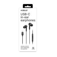 Miniatura 3 de Celly Auriculares cable Usb-C Negro